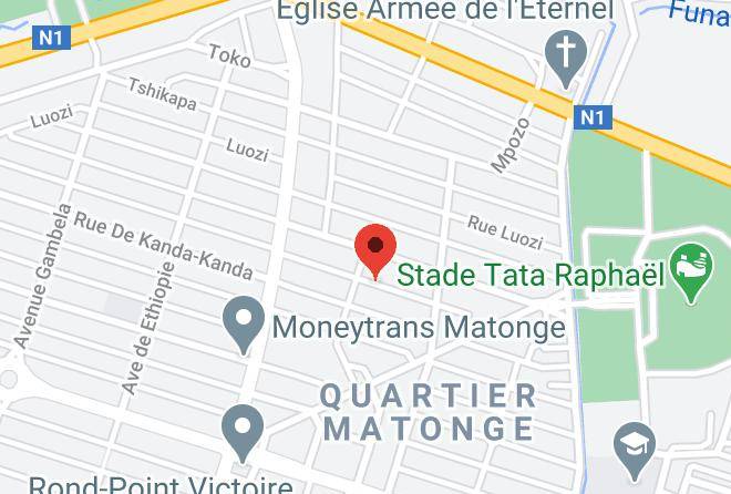 Kinshasa Urban - Hotel Piccadilly Maps