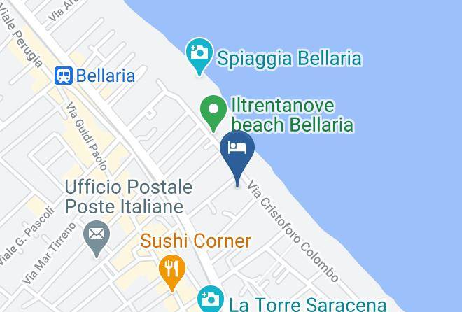 Rimini - Hotel Piccadilly Maps