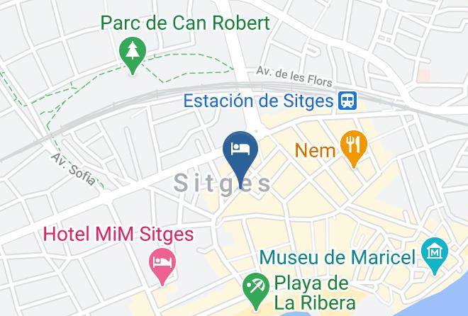 Barcelona - Hotel Piccadilly Sitges Maps