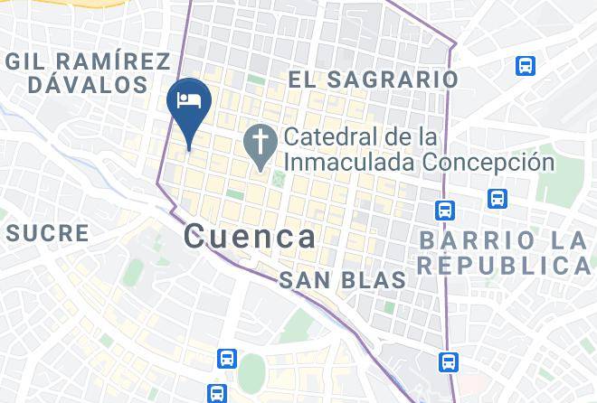 Cuenca - Hotel Pichincha Maps