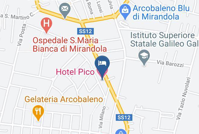 Modena - Hotel Pico Maps