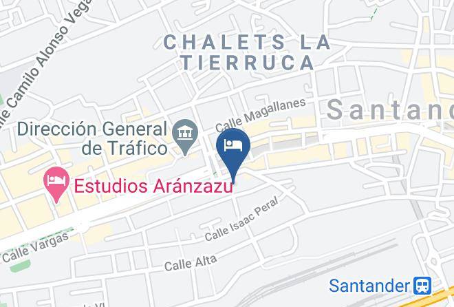 Santander - Hotel Picos De Europa Maps