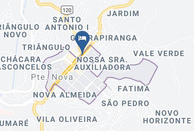Ponte Nova - Hotel Picpo Maps