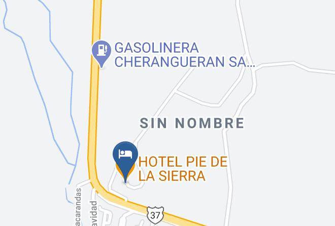 Uruapan - Hotel Pie De La Sierra Maps