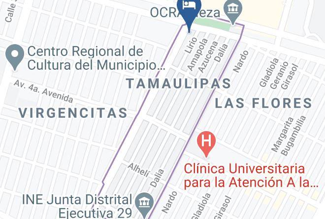 Ciudad Nezahualcoyotl - Hotel Piedra Azul Maps