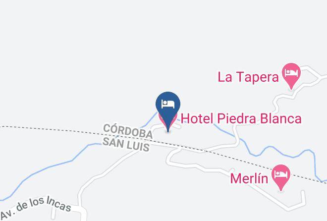 San Javier Department - Hotel Piedra Blanca Maps