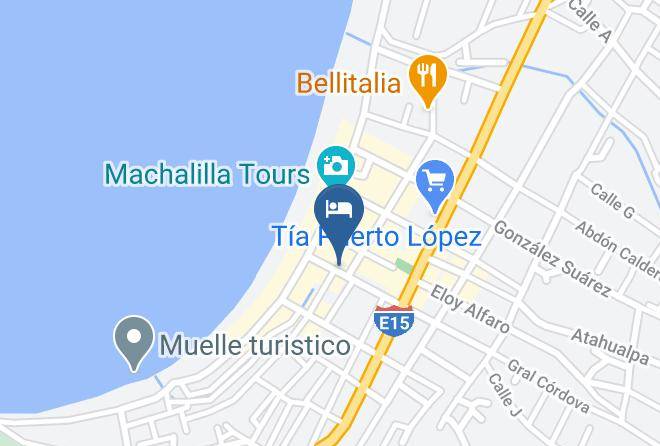 Puerto Lopez - Hotel Piedra Del Mar Maps