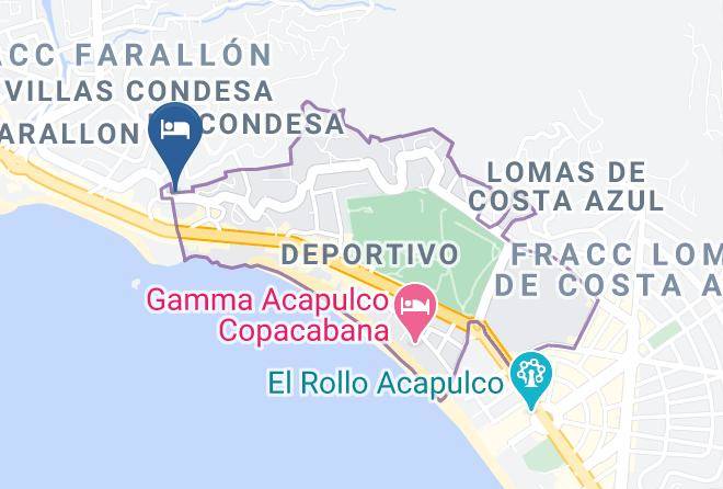 Acapulco De Juarez - Hotel Piedra Picuda Maps