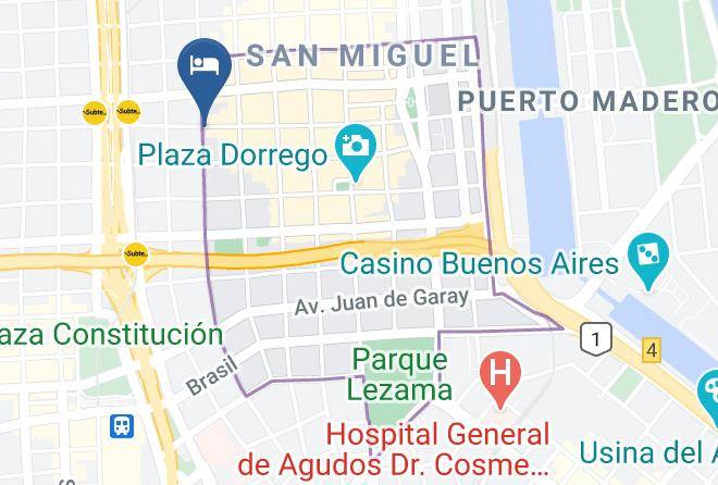 Autonomous City Of Buenos Aires - Hotel Piedras Suites Maps