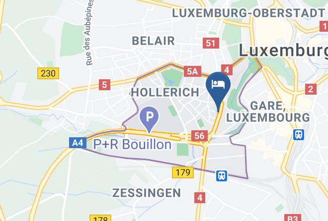 Luxembourg - Hotel Piemont Maps