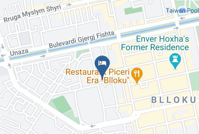 Tirana - Hotel Piemonte Maps
