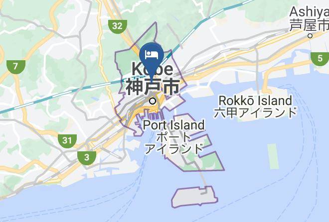 Kobe City Chuo Ward - Hotel Piena Kobe Maps