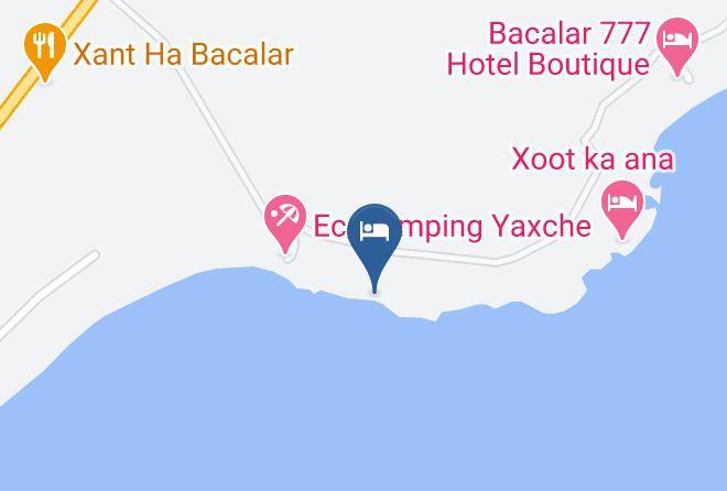 Bacalar - Hotel Pier Bacalar Maps