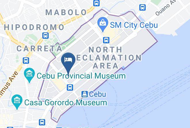 Cebu - Hotel Pier Cuatro 2 Star Maps
