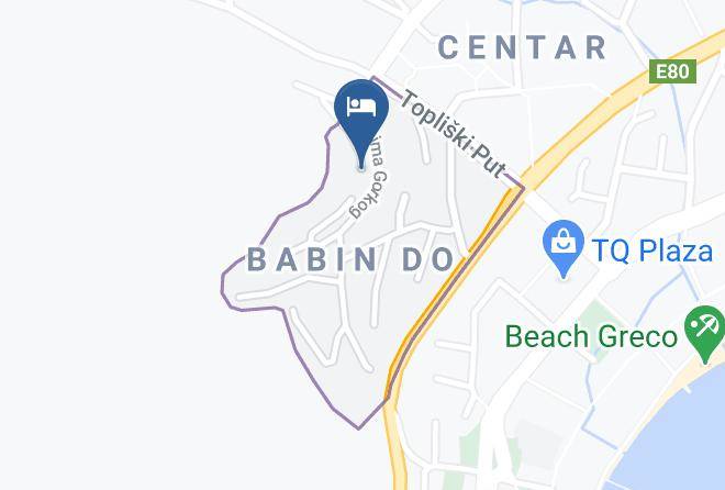 Budva - Hotel Pierina Maps