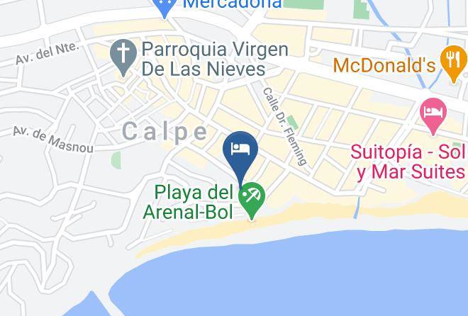 Alicante - Spaxion Bahia Calpe Maps