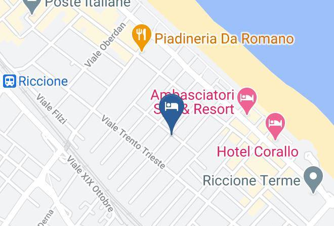 Rimini - Hotel Pierre Maps