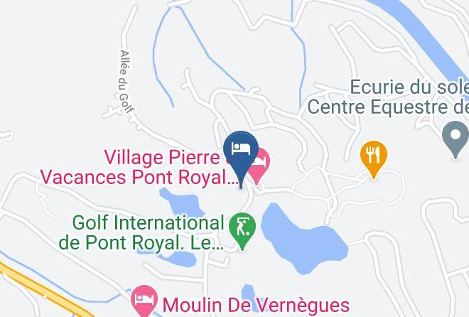 Bouches Du Rhone - Hotel Pierre & Vacances Hotel Du Golf Maps