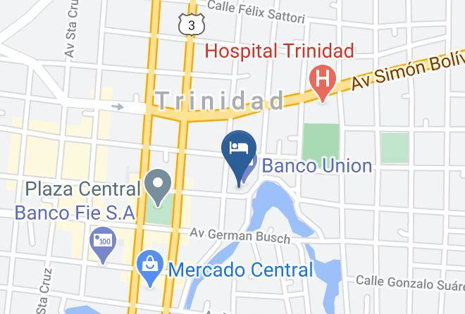Cercado - Hotel Piesta Maps