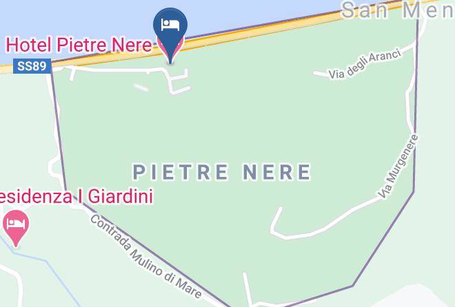 Foggia - Hotel Pietre Nere Maps