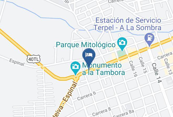 Espinal - Hotel Pijao Maps