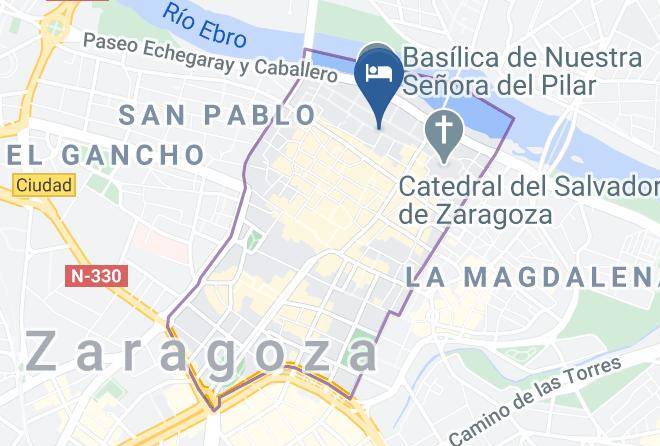 Zaragoza - Hotel Pilar Plaza Zaragoza Maps