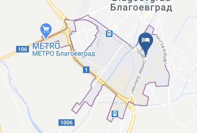 Blagoevgrad - Hotel Pilevski Maps