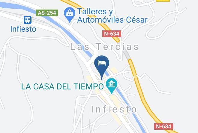 Asturias - Hotel Pilones Maps