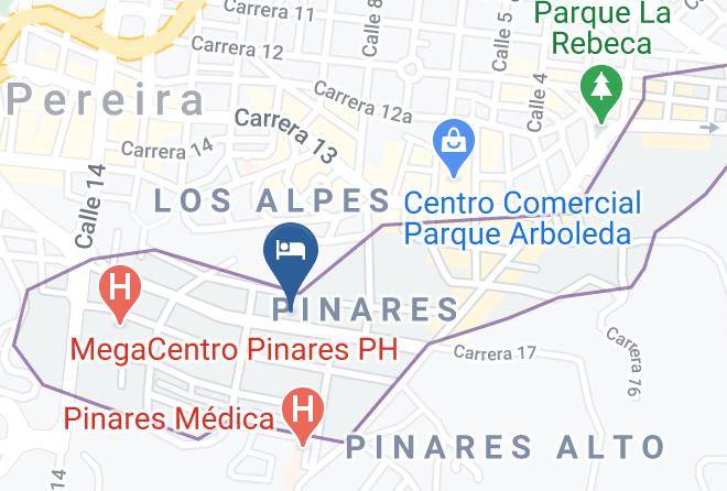 Pereira - Hotel Pinares Plaza Maps