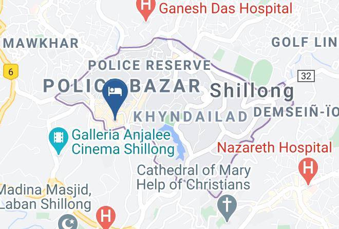 Shillong - Hotel Pine Borough Maps