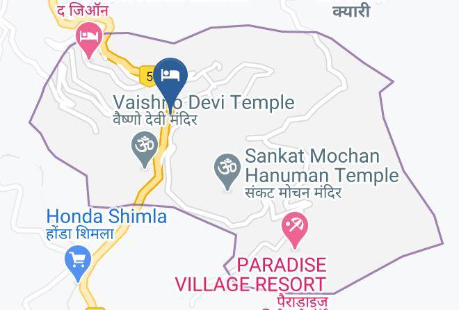 Shimla - Hotel Pinecone Maps