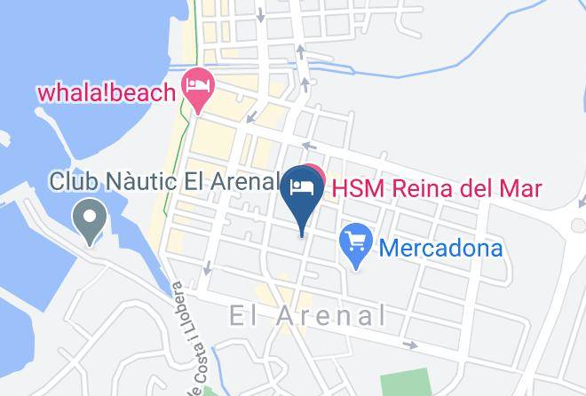 Hotel Pinero Tal Map