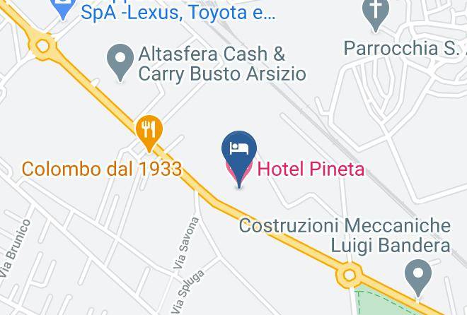 Varese - Hotel Pineta Maps