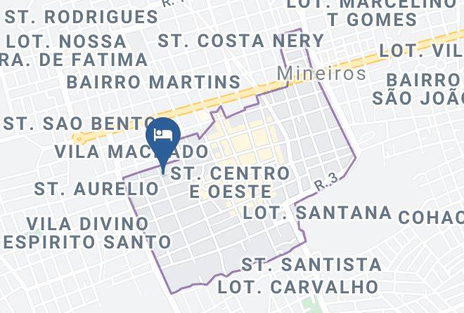 Mineiros - Hotel Pinheiros Maps