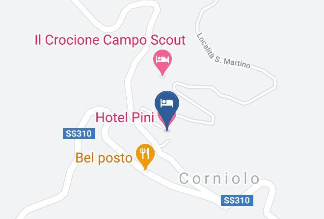 Hotel Pini Map