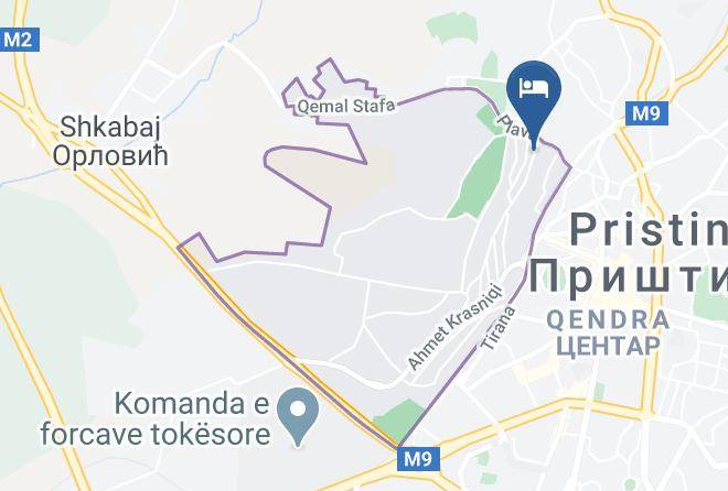 Pristina - Hotel Pinocchio Maps