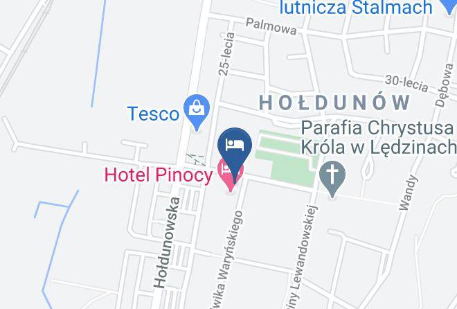 Bierunsko Ledzinski - Hotel Pinocy Maps