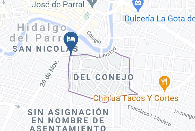 Hidalgo Del Parral - Hotel Pinos Altos Maps
