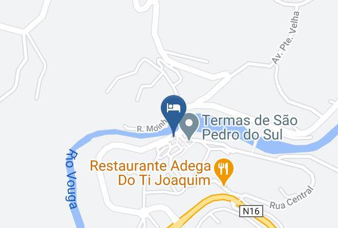 Sao Pedro Do Sul - Hotel Pintos Maps