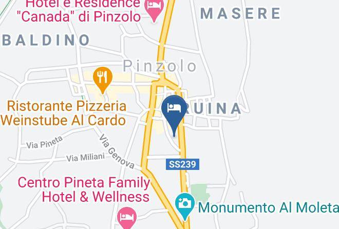 Hotel Pinzolo Dolomiti Map