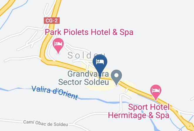 Canillo - Hotel Piolets Soldeu Centre Maps