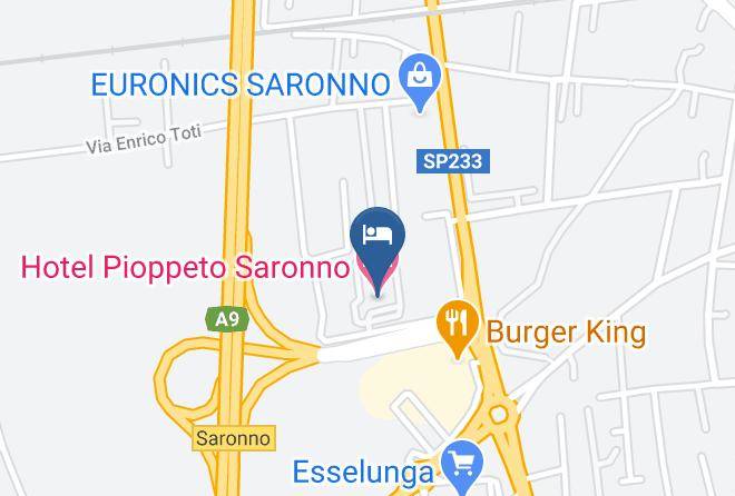 Varese - Hotel Pioppeto Saronno Maps