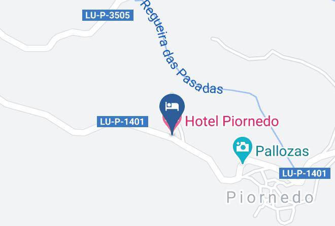 Lugo - Hotel Piornedo Maps