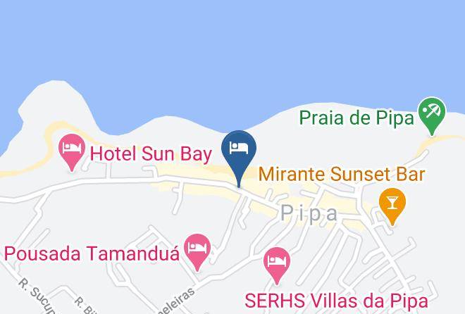 Tibau Do Sul - Hotel Pipa Atlantico Maps