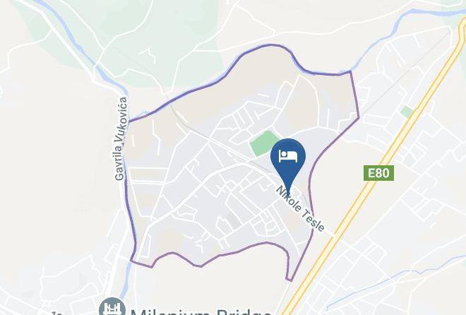 Podgorica - Hotel Piramida Maps