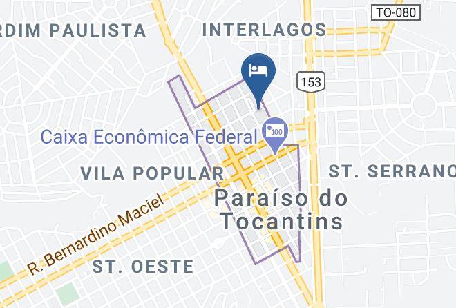 Paraiso Do Tocantins - Hotel Piramide Maps