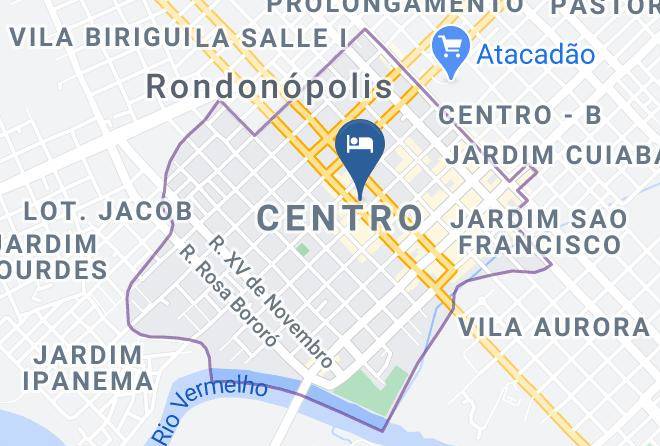 Rondonopolis - Hotel Piratininga Fernando Correa Maps