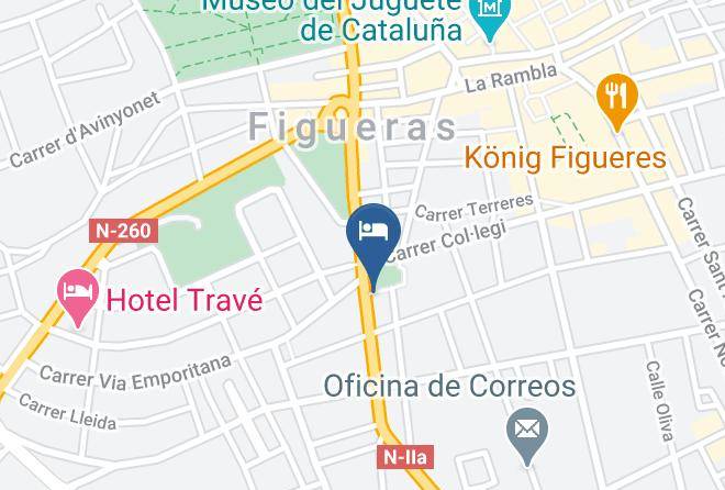 Girona - Hotel Pirineos Maps
