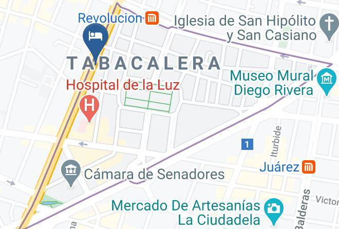 Cuauhtemoc - Hotel Pisa Maps