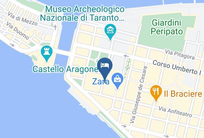 Taranto - Hotel Pisani Maps